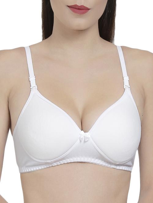white solid bra - 14521797 - Standard Image - 1