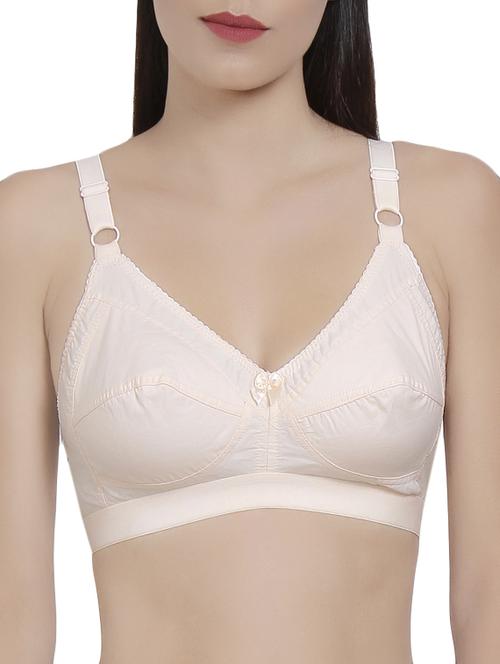 bow patch solid bra - 14521829 - Standard Image - 1