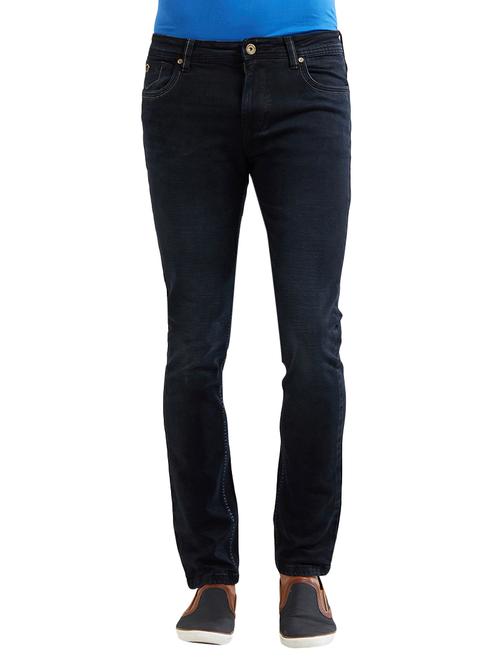 blue cotton washed jeans - 14525621 - Standard Image - 1