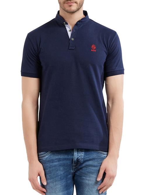 blue cotton t-shirt - 14525732 - Very Small Image - 1