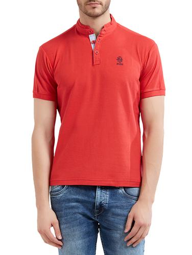 red cotton t-shirt - 14525733 - Very Small Image - 1