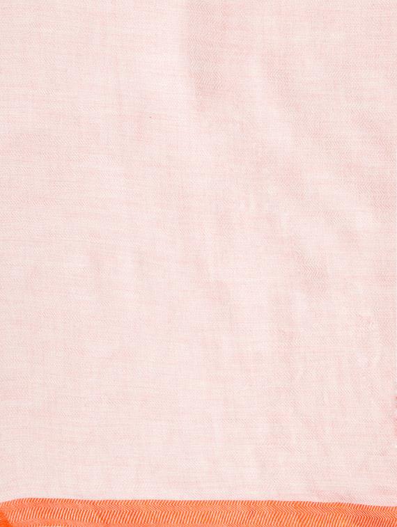 white pure silk stole - 14526656 - Zoom Image - 3