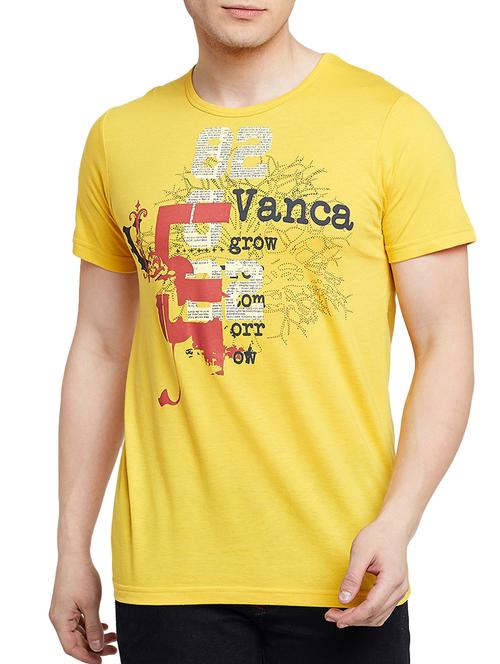 yellow cotton t-shirt - 14526693 - Standard Image - 1