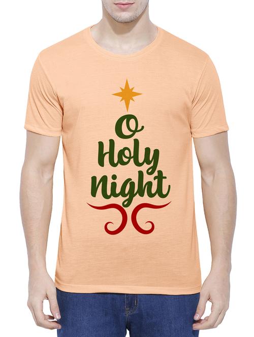 peach cotton t-shirt - 14526818 - Very Small Image - 1