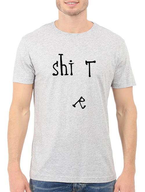 grey cotton t-shirt - 14526856 - Standard Image - 1
