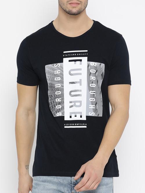 Monochrome cotton t-shirt - 14526927 - Very Small Image - 1