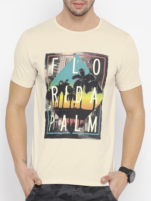peach cotton t-shirt - 14526928 - Very Small Image - 1