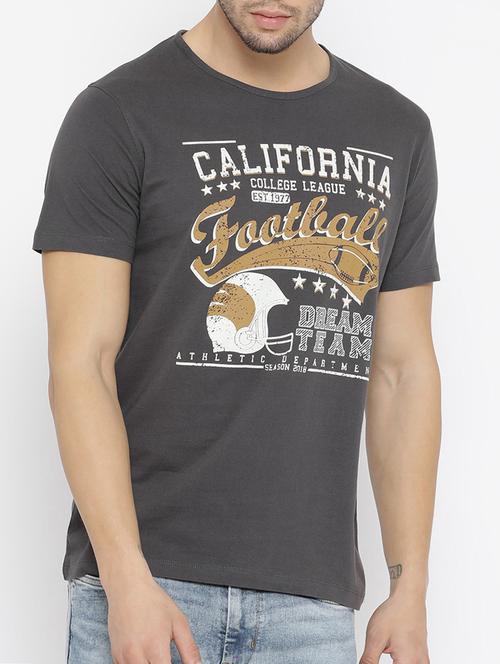 grey cotton t-shirt - 14526959 - Very Small Image - 1