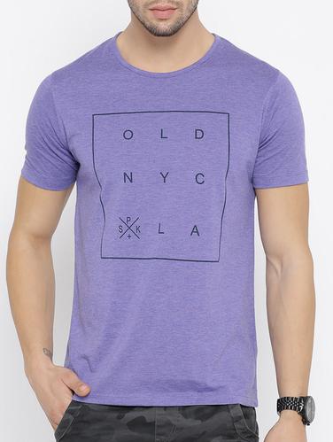 purple cotton t-shirt - 14526965 - Very Small Image - 1