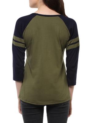 set of 2 raglan sleeved color block tee - 14526980 - Standard Image - 3