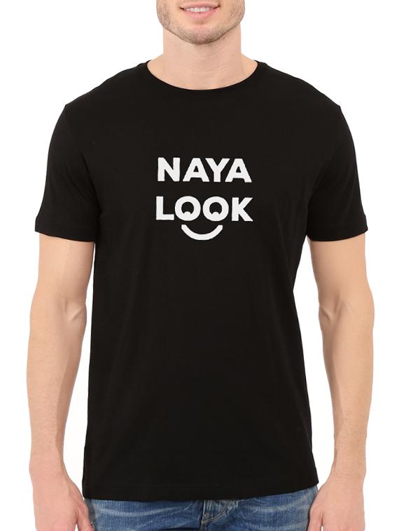 black cotton t-shirt - 14526991 - Zoom Image - 1