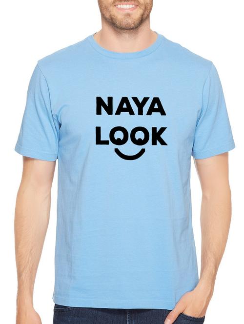 blue cotton t-shirt - 14526997 - Standard Image - 1