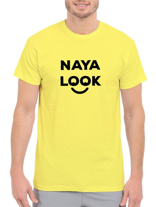 yellow cotton t-shirt - 14526999 - Standard Image - 1