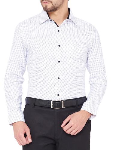 white cotton formal shirt - 14527218 - Very Small Image - 1