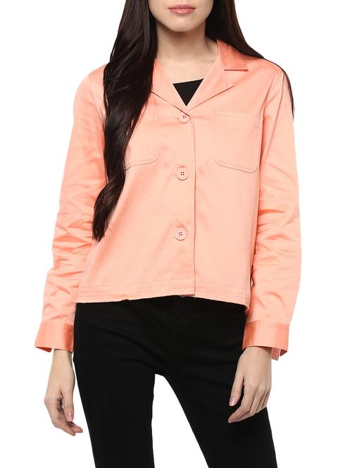 pink cotton summer jacket - 14527285 - Standard Image - 1