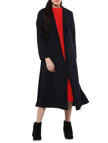 navy blue cotton shrug - 14527293 - Very Small Image - 1