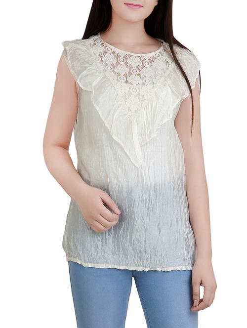 women's straight round neck top - 14527838 -  Standard Image - 0