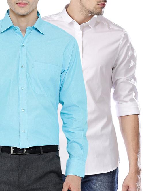 (set of 2)multi colored cotton casual shirt - 14528070 - Very Small Image - 1