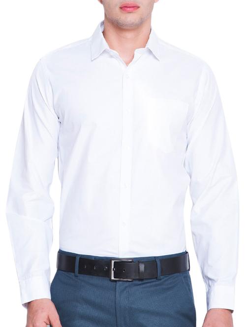 white cotton formal shirt - 14528151 - Very Small Image - 1