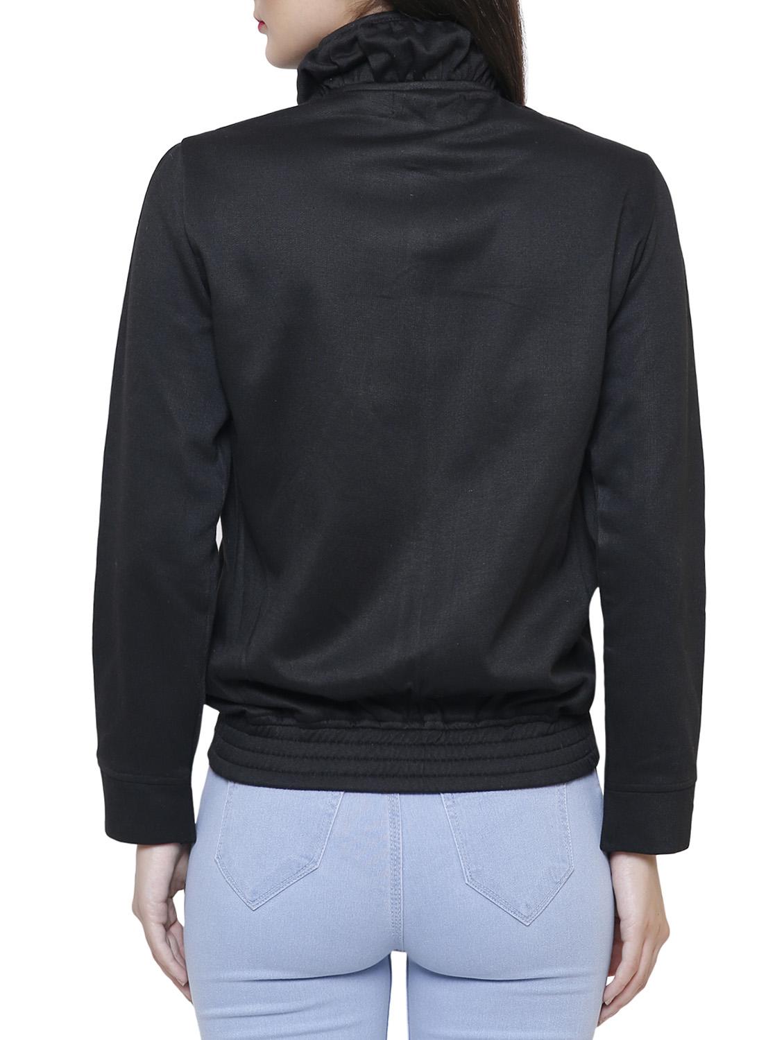 black bomber/biker jacket - 14528490 - Zoom Image - 4