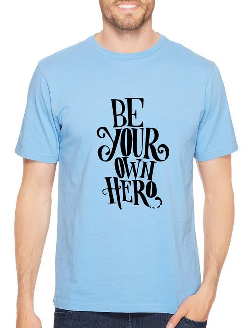 blue cotton t-shirt - 14528505 - Standard Image - 1