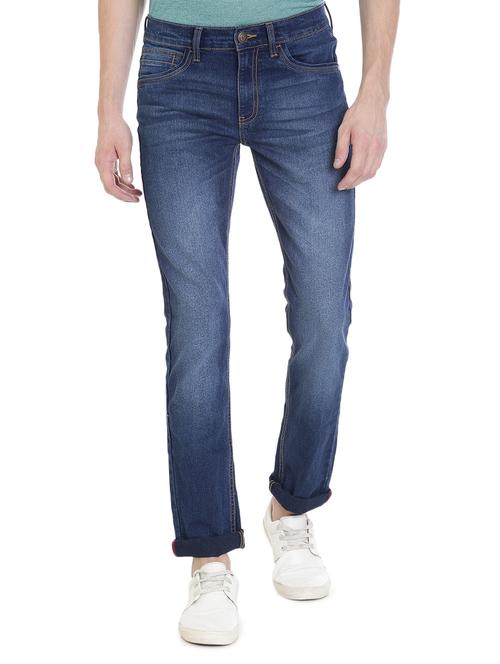 Blue denim washed jeans - 14528544 - Very Small Image - 1