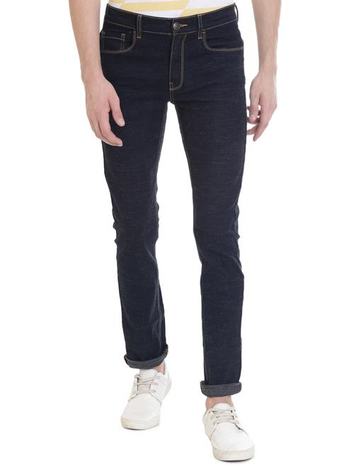 black cotton plain jeans - 14528557 - Very Small Image - 1