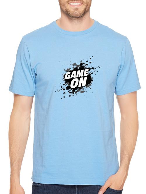 blue cotton t-shirt - 14528580 - Standard Image - 1
