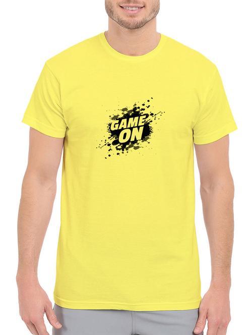 yellow cotton t-shirt - 14528582 - Standard Image - 1