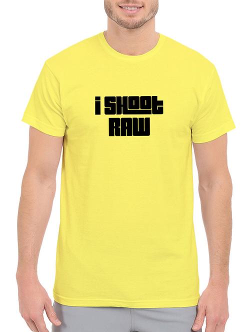 yellow cotton t-shirt - 14528632 - Standard Image - 1
