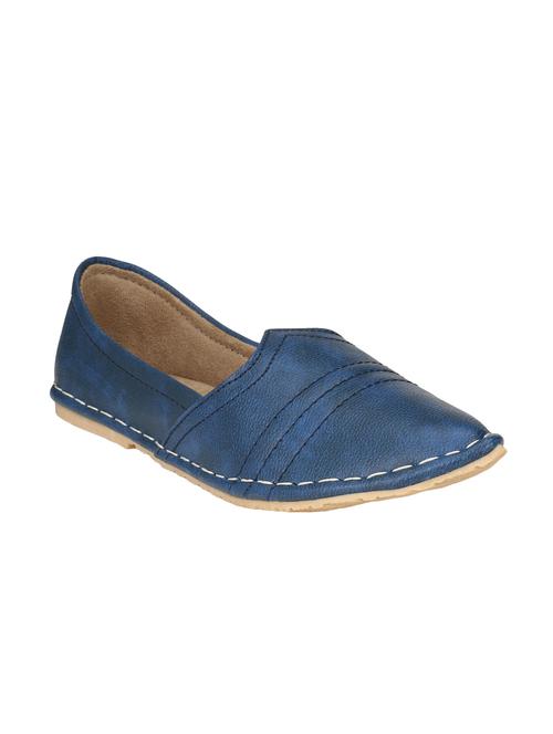 blue leatherette slip on juti - 14528681 - Very Small Image - 1