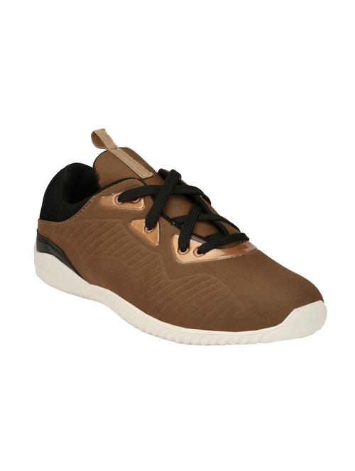 brown canvas lace up sneakers - 14528702 - Very Small Image - 1