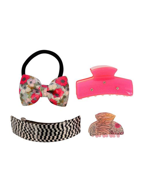 THE ETHNIC WEARS Plastic Hair Clip for Women - Set of 4 (HCC-0001) - 14528739 - Standard Image - 1