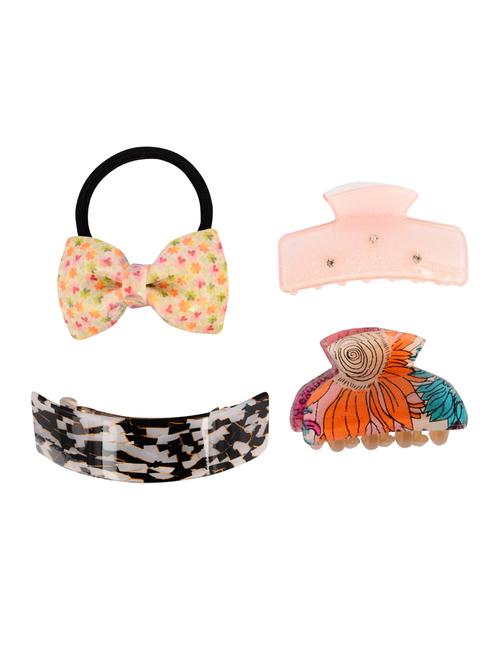THE ETHNIC WEARS Plastic Hair Clip for Women - Set of 4 (HCC-0003) - 14528741 - Standard Image - 1