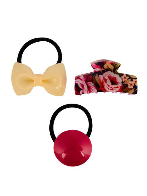 THE ETHNIC WEARS Plastic Hair Clip for Women - Set of 3 (HCC-0014) - 14528752 - Standard Image - 1