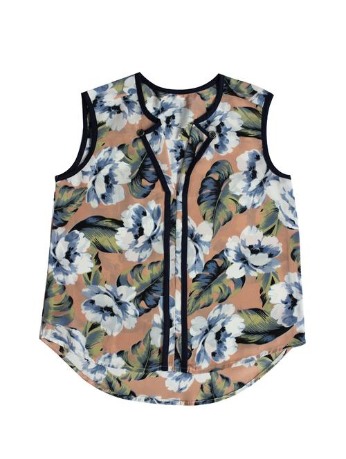multi colored polyester regular top - 14528775 - Standard Image - 1