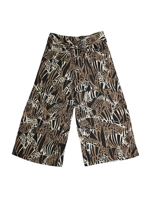 black polyester blend casual trousers - 14528784 - Very Small Image - 1