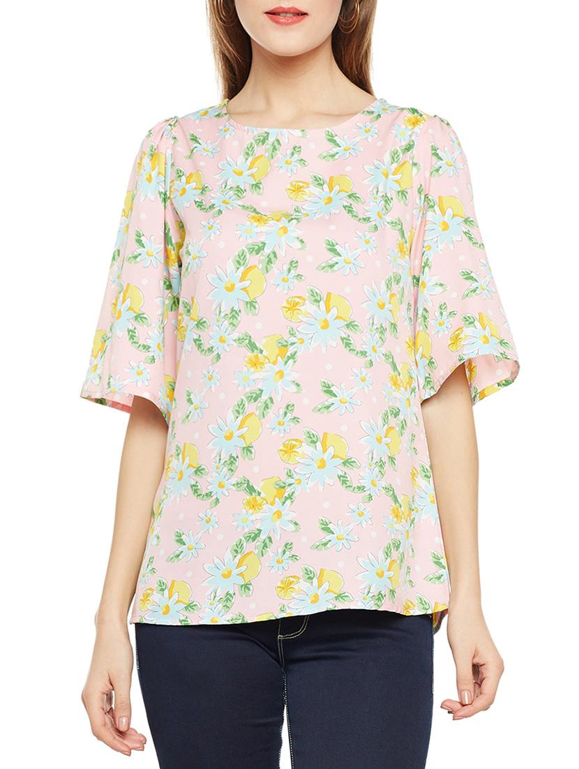 baby pink floral top - 14528890 - Zoom Image - 1