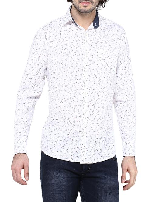 white cotton casual shirt - 14528984 - Standard Image - 1