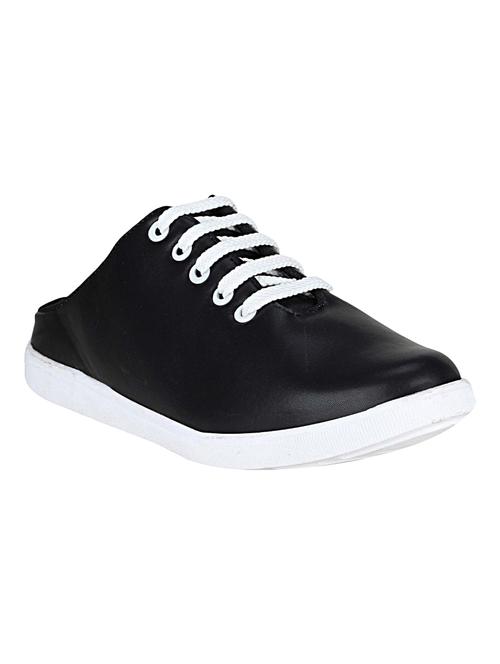 blue leatherette slip on sneaker - 14529131 - Standard Image - 1