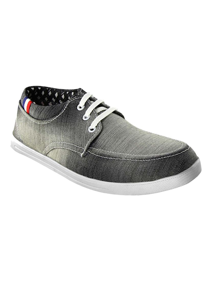 grey Denim lace up sneaker - 14529146 - Zoom Image - 1