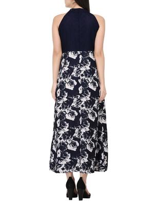 halter neck floral maxi dress - 14529305 - Standard Image - 3