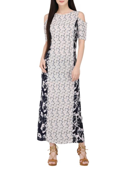 multi colored a-line dress - 14529314 - Standard Image - 1