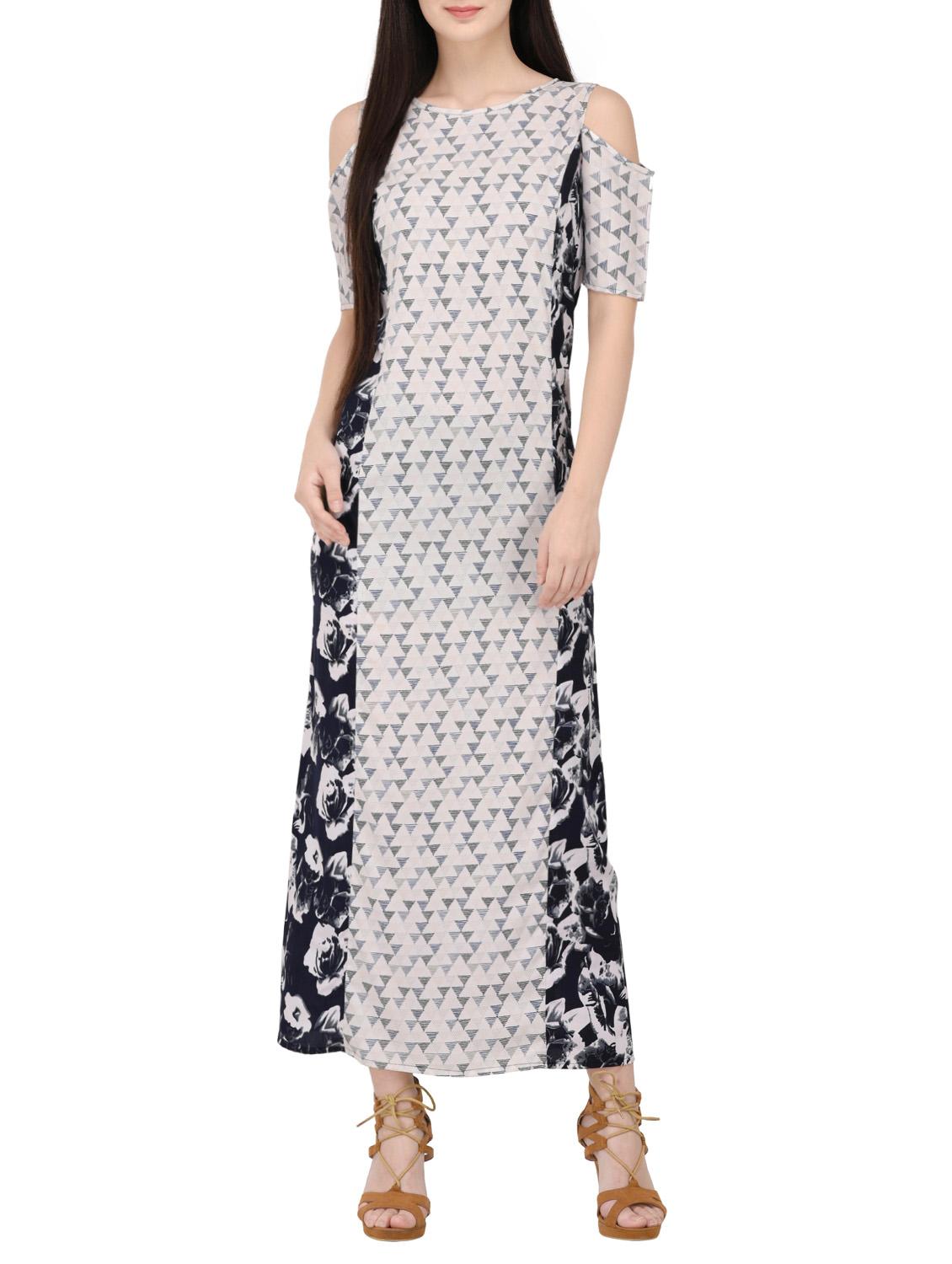 multi colored a-line dress - 14529314 - Zoom Image - 1