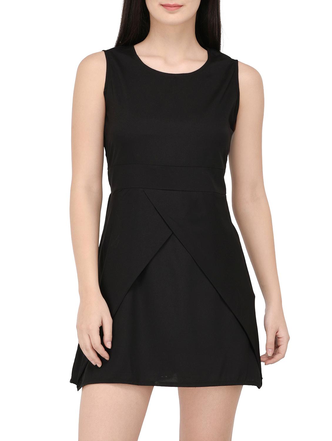 black rayon sheath dress - 14529324 - Zoom Image - 1