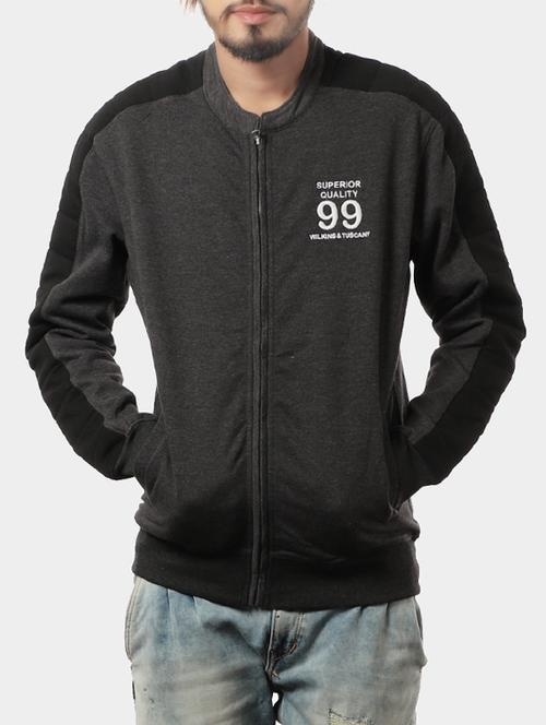 black fleece casual jacket - 14529479 - Very Small Image - 1