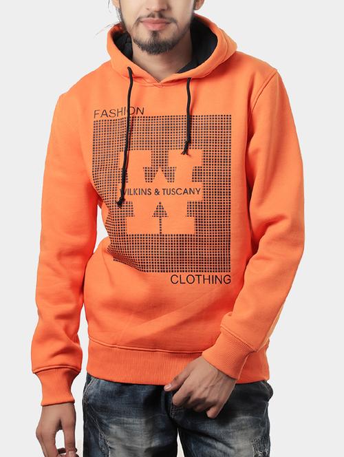 orange fleece sweatshirt - 14529492 - Very Small Image - 1