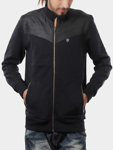 black fleece casual jacket - 14529494 - Very Small Image - 1