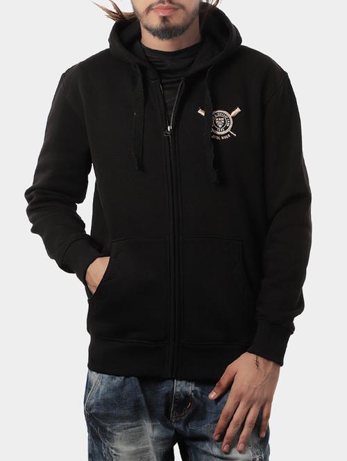 black fleece sweatshirt - 14529503 - Very Small Image - 1