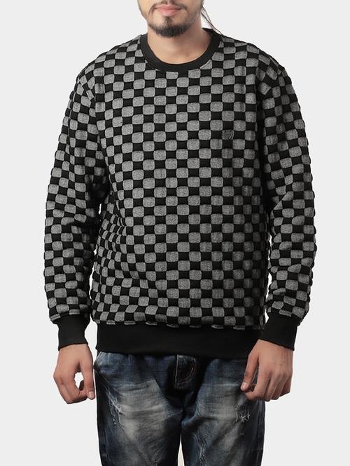 black fleece sweatshirt - 14529505 - Very Small Image - 1